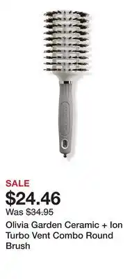 Ulta Beauty Olivia Garden Ceramic + Ion Turbo Vent Combo Round Brush offer