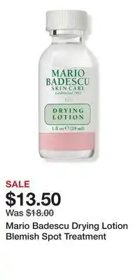 Ulta Beauty Mario Badescu Drying Lotion Blemish Spot Treatment offer
