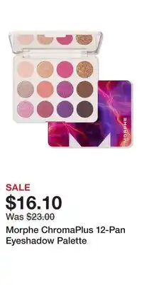 Ulta Beauty Morphe ChromaPlus 12-Pan Eyeshadow Palette offer