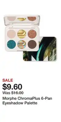 Ulta Beauty Morphe ChromaPlus 6-Pan Eyeshadow Palette offer