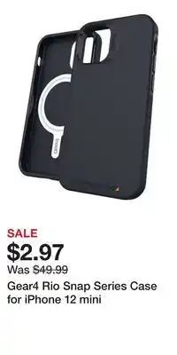 Game Stop Gear4 Rio Snap Series Case for iPhone 12 mini offer