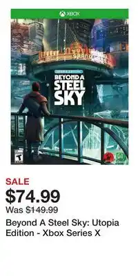 Game Stop Beyond A Steel Sky: Utopia Edition - Xbox Series X offer