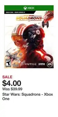 Game Stop Star Wars: Squadrons - Xbox One offer