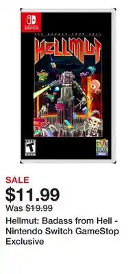 Game Stop Hellmut: Badass from Hell - Nintendo Switch GameStop Exclusive offer