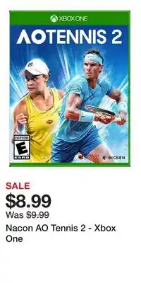 Game Stop Nacon AO Tennis 2 - Xbox One offer