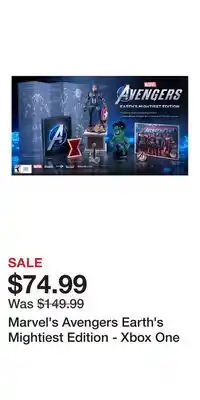 Game Stop Marvel's Avengers Earth's Mightiest Edition - Xbox One offer