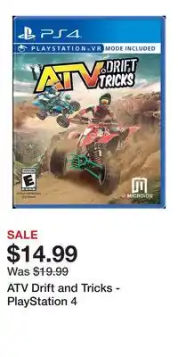 Game Stop ATV Drift and Tricks - PlayStation 4 offer