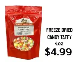 Seven Mile Market Simply Delicious freeze dried candy taffy offer