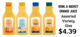 Seven Mile Market Bowl & Basket orange juice offer