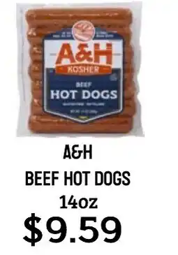 Seven Mile Market A&H beef hot dogs offer