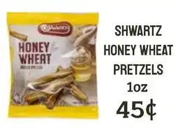 Seven Mile Market Schwartz honey wheat pretzels offer