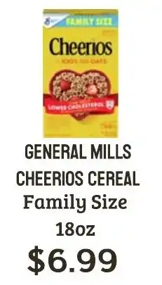 Seven Mile Market General Mills Cheerios Cereal offer