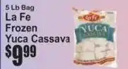 SuperFresh =La Fe Frozen Yuca Cassava offer