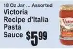SuperFresh Victoria Recipe d'Italia Pasta Sauce offer