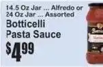 SuperFresh Botticelli Pasta Sauce offer