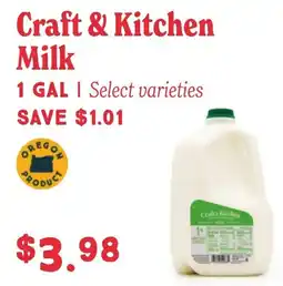 Market of Choice Craft & Kitchen Milk offer