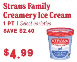 Market of Choice Straus Family Creamery Ice Cream offer