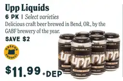 Market of Choice Upp Liquids offer