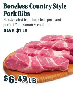 Market of Choice Boneless Country Style Pork Ribs offer