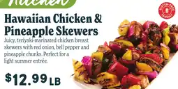 Market of Choice Hawaiian Chicken & Pineapple Skewers offer