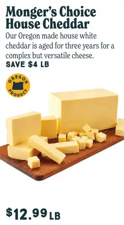 Market of Choice Monger's Choice House Cheddar offer