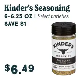 Market of Choice Kinder's seasoning offer
