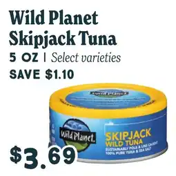 Market of Choice Wild Planet Skipjack Tuna offer