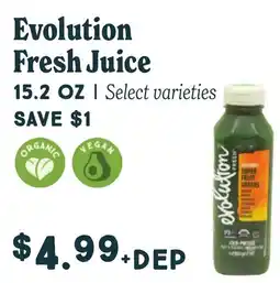 Market of Choice Evolution Fresh Juice offer