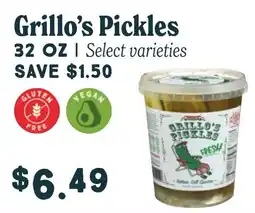 Market of Choice Grillo's Pickles offer