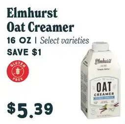 Market of Choice Elmhurst oat creamer offer