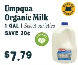 Market of Choice Umpqua Organic Milk offer