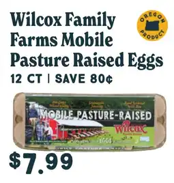 Market of Choice Wilcox Family Farms Mobile Pasture Raised Eggs offer