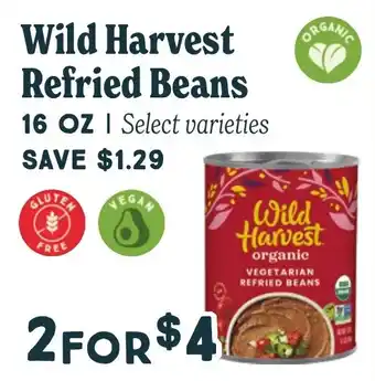 Market of Choice Wild Harvest refried beans offer