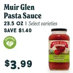 Market of Choice Muir Glen Pasta Sauce offer