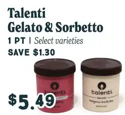 Market of Choice Talenti Gelato & Sorbetto offer