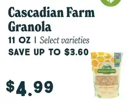 Market of Choice Cascadian Farm Granola offer