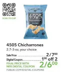 Publix 4505 Chicharrones offer