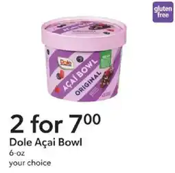 Publix Dole Açaí Bowl offer