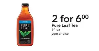 Publix Pure Leaf Tea offer