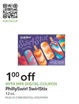 Publix PhillySwirl SwirlStix offer