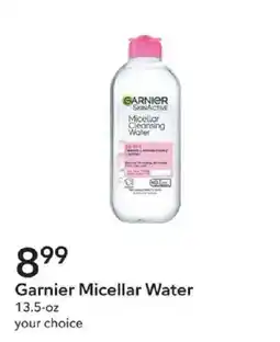 Publix Garnier micellar water offer