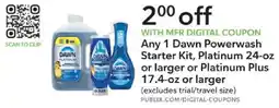 Publix Dawn Powerwash Starter Kit offer