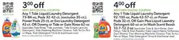 Publix Tide liquid laundry detergent offer