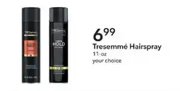 Publix Tresemme Hairspray offer