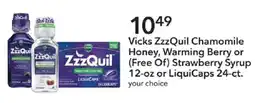 Publix Vicks ZzzQuil offer