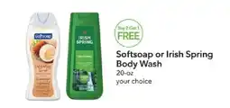Publix Softsoap or Irish Spring Body Wash offer