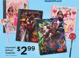 King Soopers Licensed School Supplies offer