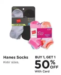 King Soopers Hanes Socks offer