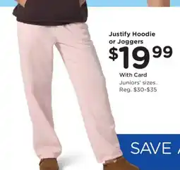 King Soopers Justify Hoodie or Joggers offer