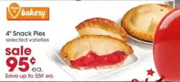 Giant Eagle Find It Bakery 4" Snack Pies offer